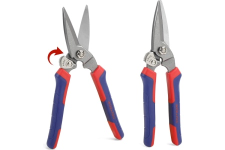 Универсальные кованые ножницы WORKPRO 200 мм WP214009