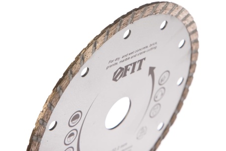 Диск алмазный отрезной Турбо (150 мм; 22.2 мм) для угловых шлифмашин Fit 37474