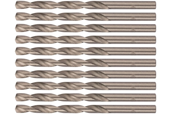 Сверло полированное по металлу (10 шт; 5х62 мм; HSS) FIT IT 33750