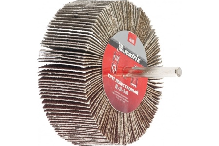 Круг лепестковый (80x30x6 мм; P40) для дрели MATRIX 74140