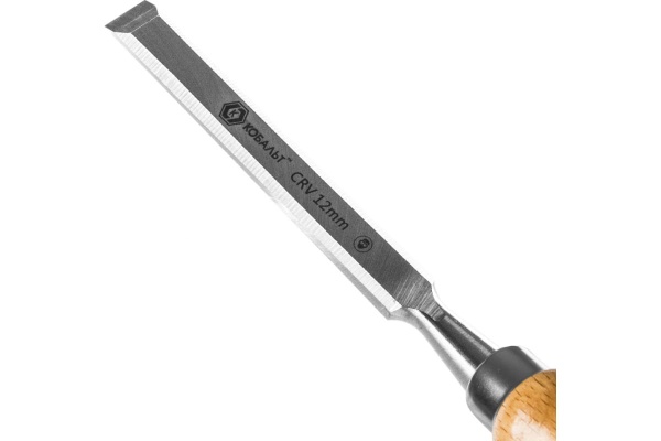 Плоская стамеска (12 х 140 мм, CR-V) КОБАЛЬТ 245-732