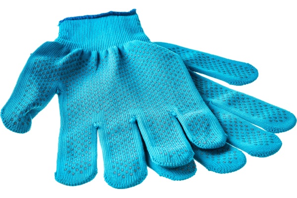 Перчатки Россия нейлон, ПВХ точка, 13 класс, цвет ультрамарин, XL 67846