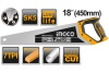 Ножовка по дереву INGCO INDUSTRIAL 450 мм HHAS28450
