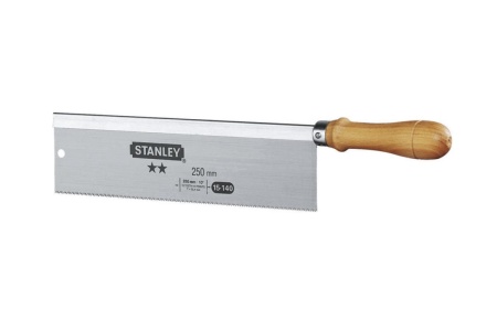 Ножовка по дереву с мелким зубом 250ММ Stanley 1-15-140