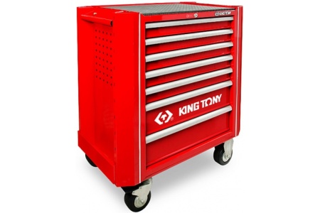 Набор инструментов в красной тележке, 204шт KING TONY 934A-100MR Набор инструментов в красной тележке, 204шт KING TONY 934A-100MR