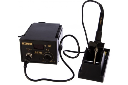 Цифровой паяльник с регулировкой температуры ELEMENT 937D 15288
