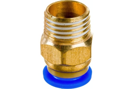 Фитинг цанговый прямой металлический 8 мм, M1/4 Pegas pneumatic 5202