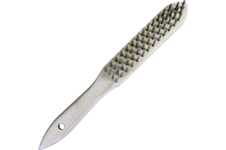 Ручная щетка OSBORN 4 ряда, 295x145, ворс прямая нерж сталь 0,30 151.334-0001