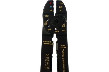 Универсальный обжимной инструмент для сжимающих кабельных наконечников HAUPA 210802