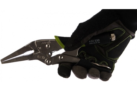 Зажим с фиксацией с удлиненным захватом Дело Техники 230 мм 432530