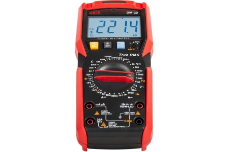 Цифровой мультиметр RGK dm-20 с поверкой 779647