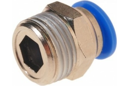 Фитинг для пластиковых трубок (12 мм; 1/2М) ROCKFORCE RF-SPC12-04