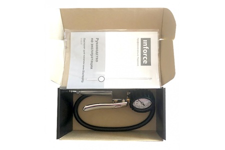 Пистолет для накачки шин Inforce шинный манометр Dial160PSI 01-05-03