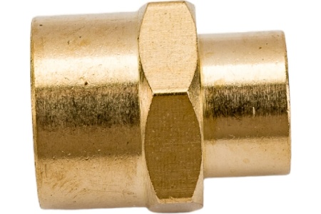 Соединитель резьбовой F1/4"xF1/8" ЭВРИКА ER-FF04/02