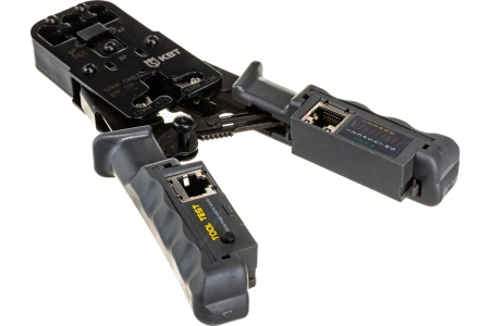 Пресс-клещи для RJ-разъемов с тестером КВТ JT-03T 84493