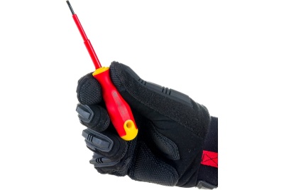 Диэлектрическая отвертка СИБРТЕХ SL3*75mm 12931