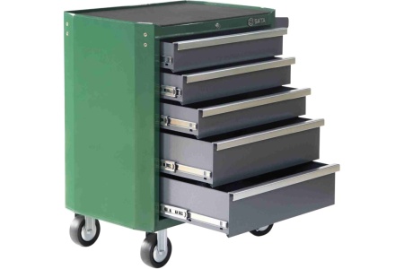 Инструментальная тележка Sata 740x470x896 5 лотков 95121