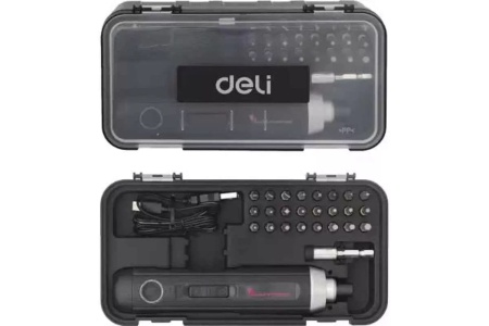 Аккумуляторная отвертка с прямой ручкой DELI DL-DP04-E1B2 102989