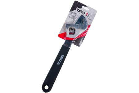 Разводной ключ с обрезиненной ручкой 300 мм YATO YT-21653