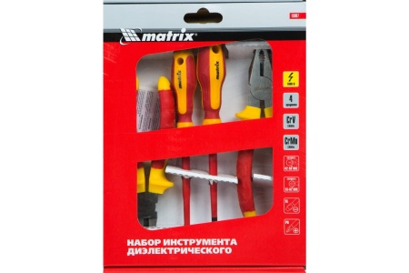 Набор диэлектрического инструмента MATRIX 4 предмета 16907