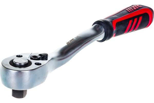 Трещотка 1/2 72-зубцовая изогнутая длина 255мм JTC-5424