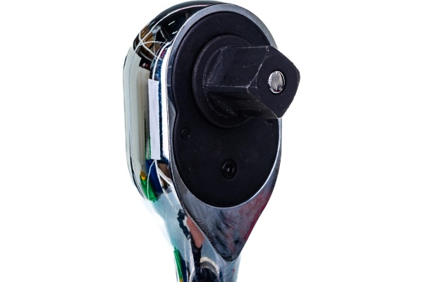 Трещотка с прямой резиновой ручкой ЭВРИКА 1/2 45-зубцовая ER-21245