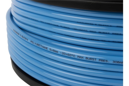 Трубка синяя PU 5x8 мм, длина 100 м Harrison HUS0508-BS
