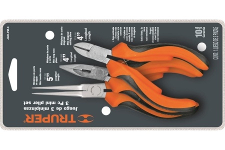 Набор миниплоскогубцев 3 шт Truper JGO-PM-3 18215