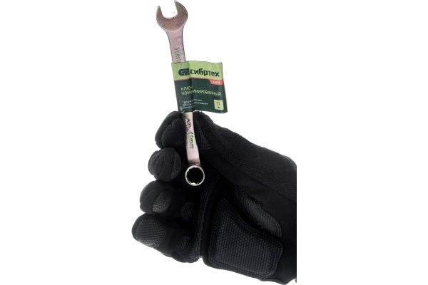 Комбинированный ключ, 11 мм, желтый цинк СИБРТЕХ 14977