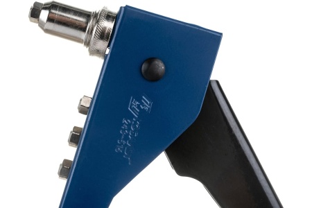 Заклепочник КОБАЛЬТ 260 мм, переставной 0-90 град., заклепки 2,4-3,2-4,0-4,8 мм, блистер 243-516