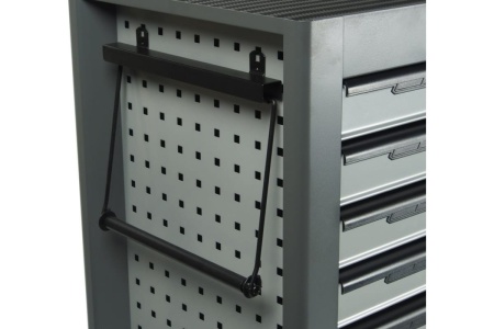 Тележка инструментальная (7 секций, серая, на колесах) JTC S1074 Тележка инструментальная (7 секций, серая, на колесах) JTC S1074