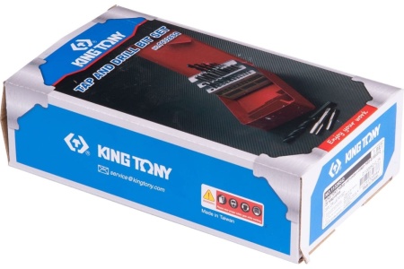 Набор метчиков и сверл KING TONY HSS-G М3-М12, 28 предметов 11328SQ