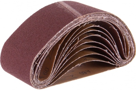 Лента шлифовальная (10 шт; 75х533 мм; P60) ПРАКТИКА 032-935