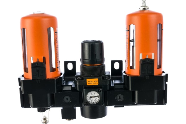 Блок подготовки воздуха: влагоотделитель, регулятор, лубрикатор (3000 л/мин; 10 бар; 1/2") WIEDERKRAFT WDK-70240 Блок подготовки воздуха: влагоотделитель, регулятор, лубрикатор (3000 л/мин; 10 бар; 1/2") WIEDERKRAFT WDK-70240