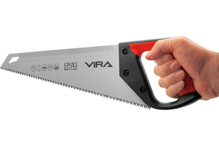 Ножовка по сырой древесине 3D зуб 450 мм VIRA 800245