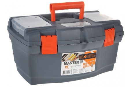 Ящик для инструментов Blocker Master 19 серо-свинцовый/ оранжевый ПЦ3702-НСРСВИНЦОР