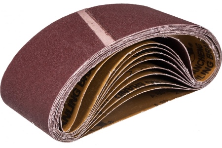 Лента шлифовальная (10 шт; 100х610 мм; P80) ПРАКТИКА 037-923