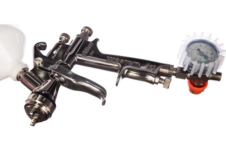 Краскораспылитель WALMEC Walcom SLIM S HTE сопло 1.3, верхний бачок пластик 0.68 л 1006813