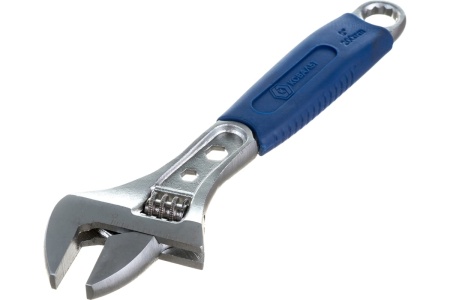 Разводной ключ 210мм, ширина захвата 30мм, двухкомпонентная рукоятка КОБАЛЬТ 244-940 Разводной ключ 210мм, ширина захвата 30мм, двухкомпонентная рукоятка КОБАЛЬТ 244-940