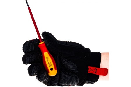 Диэлектрическая шлицевая отвертка 3х100мм Энкор 19690