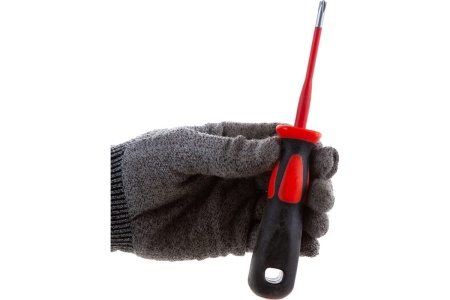 Диэлектрическая отвертка PH1/FL1*80 КВТ Слим 78591