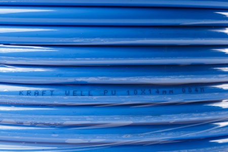 Шланг воздушный полиуретановый 10x14 мм, 100 м KraftWell KRW-HS1014PU