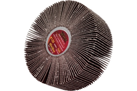 Круг шлифовальный лепестковый с оправкой на шпильке (80х30х6 мм; P120) MESSER 11-80-120