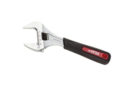 Разводной ключ с тонкими губками и изолированной ручкой 34мм VIRAX 17047
