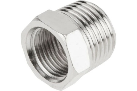 Переходник G1/2M х G3/8F, сталь ECO AS-MT12/FT38
