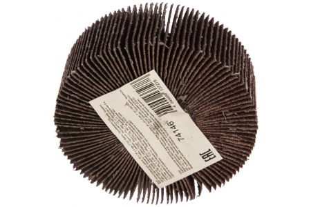 Круг лепестковый (80x30x6 мм; Р120) для дрели MATRIX 74146