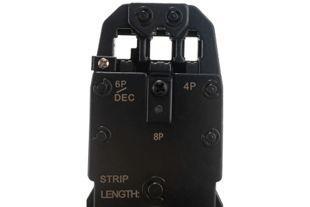 Обжимные клещи Telecom HT-200R/2008R RJ-45, RJ-11, RJ-12 (UTP), 4P/6P/8P, LD110 HT-200R/2008R