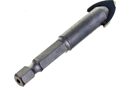 Сверло по стеклу и кафелю ЗУБР 2-х резцовый, 12 мм, шестигранный хвостовик 29840-12