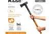Колун с фибергласовой рукояткой VIRA RAGE 3000 г 900300