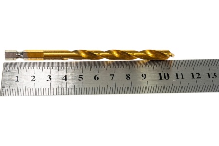 Сверло по металлу (7х109х69 мм; HEX1/4; Р4М3) MATRIX 717702 Сверло по металлу (7х109х69 мм; HEX1/4; Р4М3) MATRIX 717702